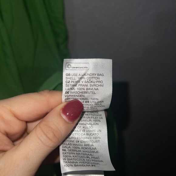 New & Other Stories Green Cut-Out‎ Midi Dress Size 8 - Picture 7 of 9